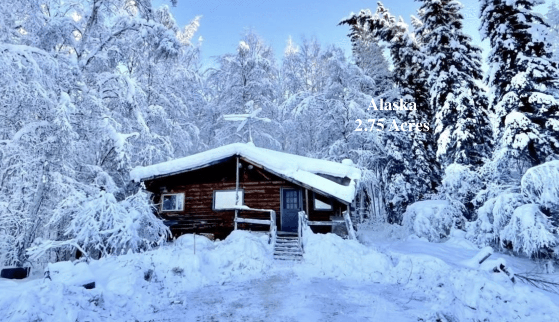 Alaska log cabin