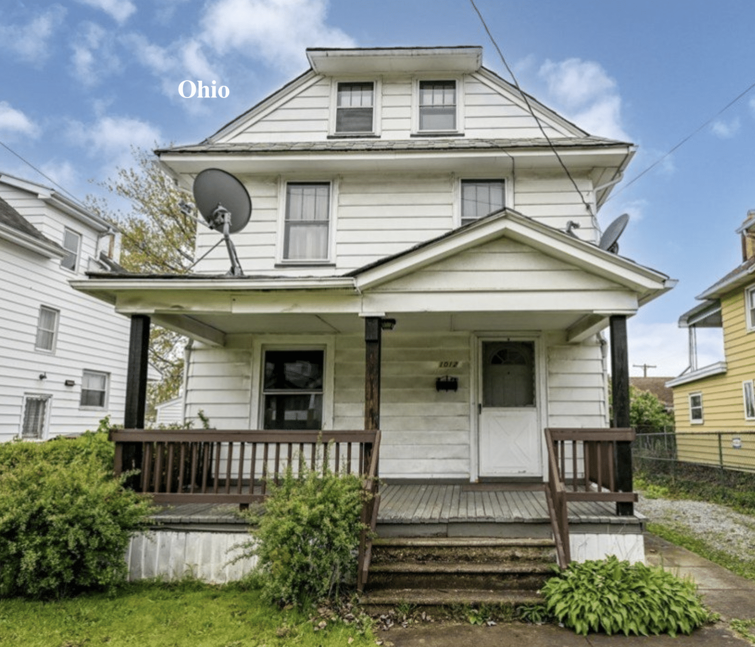 Circa 1919 Refreshed Ohio Home For Sale Under 65K Old Houses Under 100K