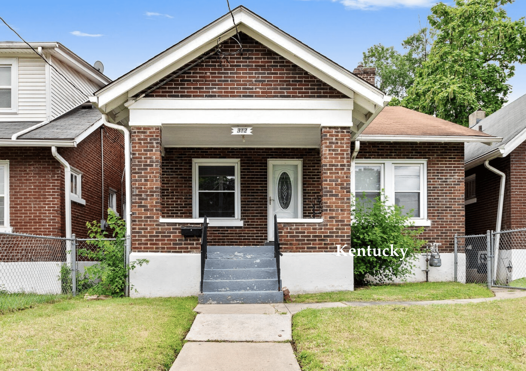 Circa 1926 Brick Home For Sale in Kentucky Under 100K Old Houses