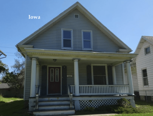 cheap house in Iowa