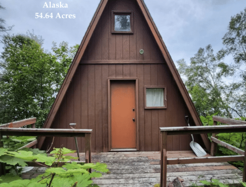 Alaska a-frame cabin for sale