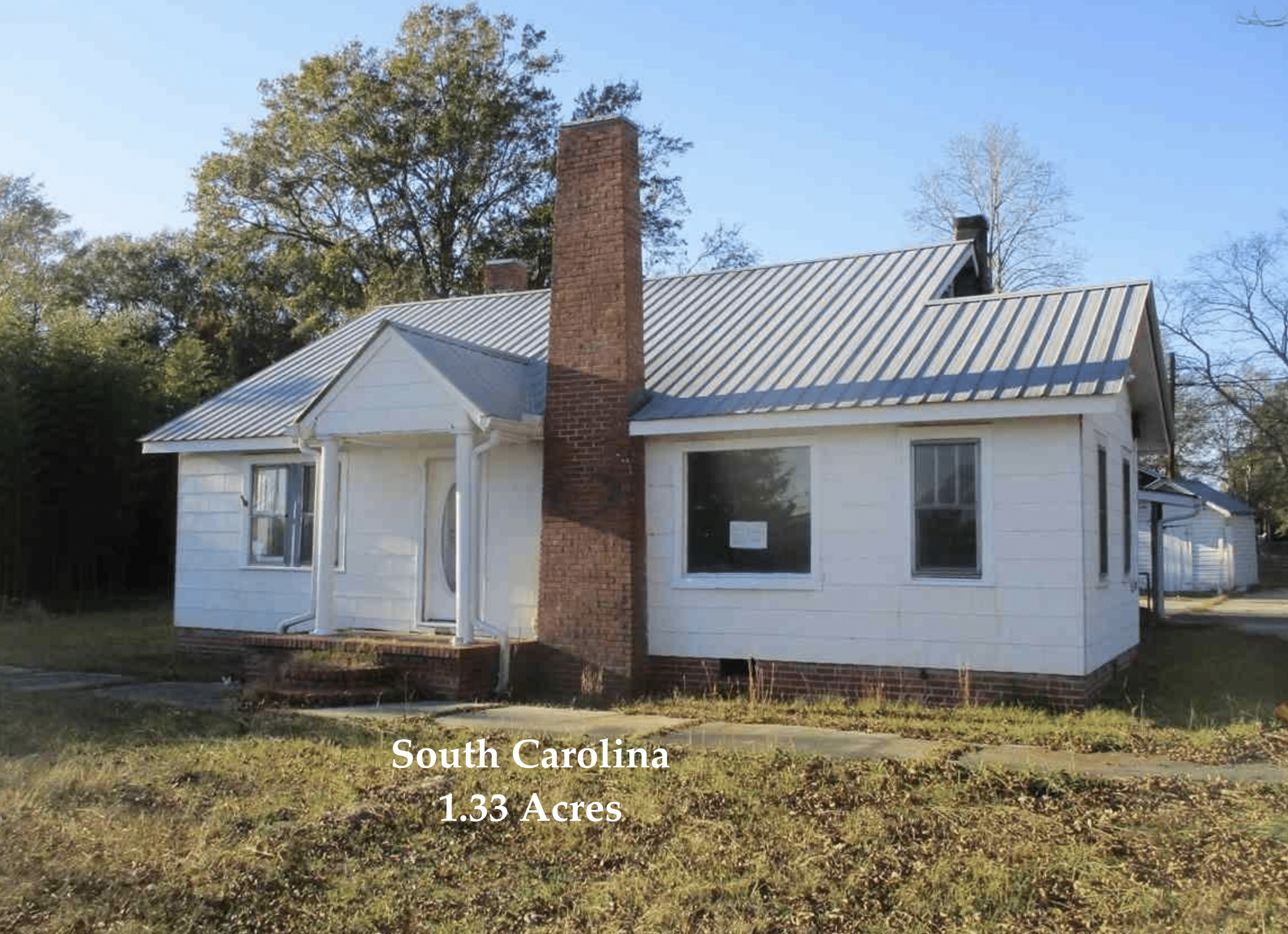c.1939 South Carolina Home For Sale on 1.33 Acres 99K Old Houses