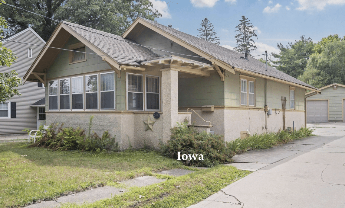 Iowa starter home for sale