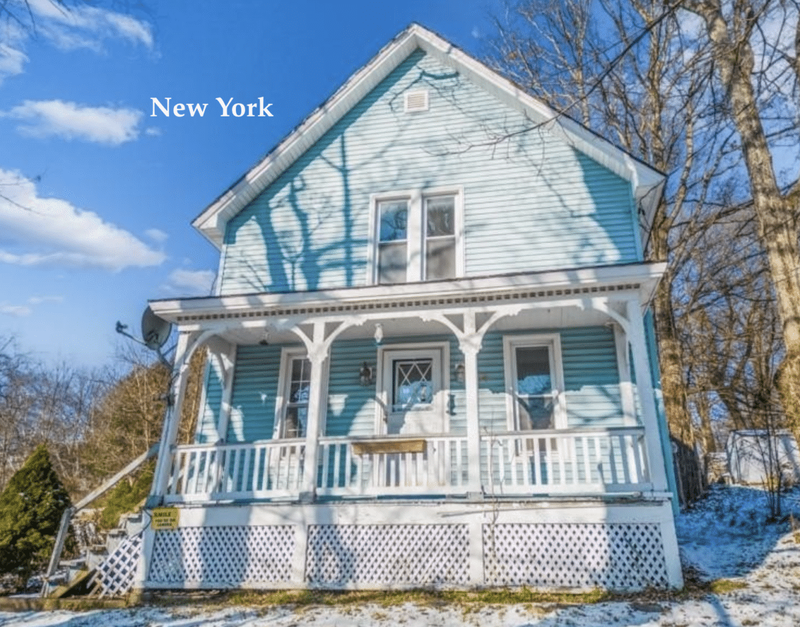 c.1890 Affordable Home For Sale in New York 83K Old Houses Under 100K