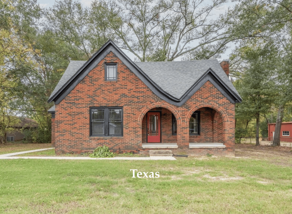 Under 150K Sunday c.1930 Renovated Texas Home For Sale on Half Acre