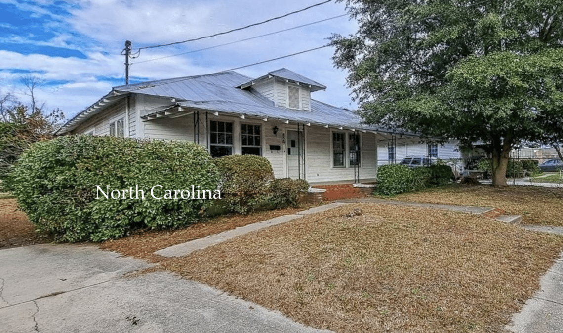 c.1910 Affordable North Carolina Home For Sale 92K Old Houses Under 100K