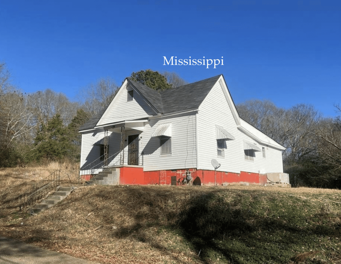 c.1920 Affordable Home For Sale in Mississippi Under 100K Old Houses Under 100K