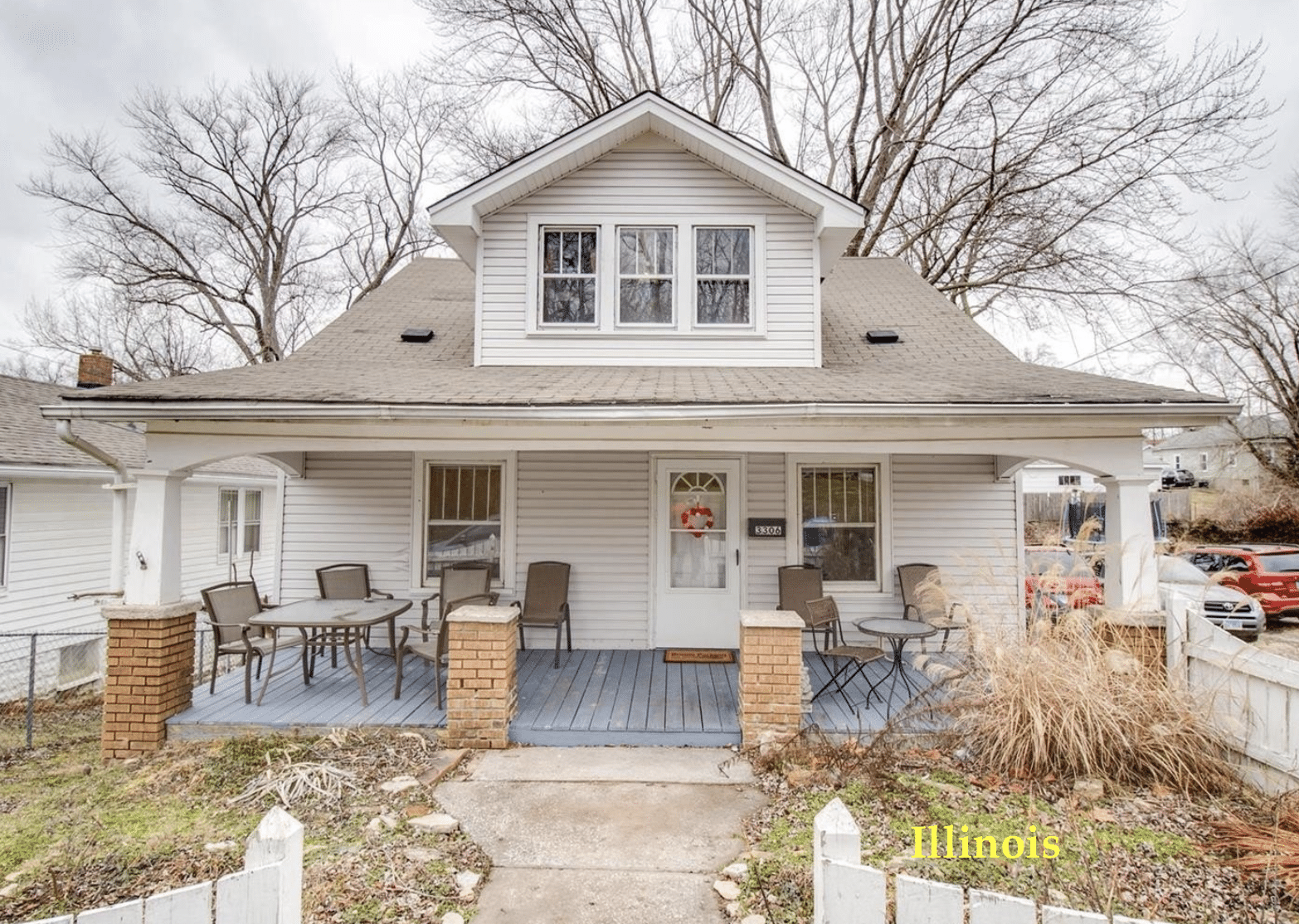 c.1931 Bungalow Affordable Home For Sale in Illinois Under 75K