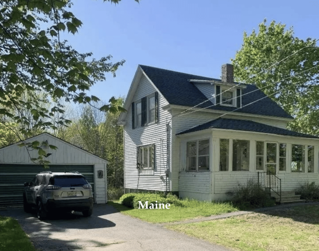 c.1950 Affordable Maine Home For Sale 87K Old Houses Under 100K