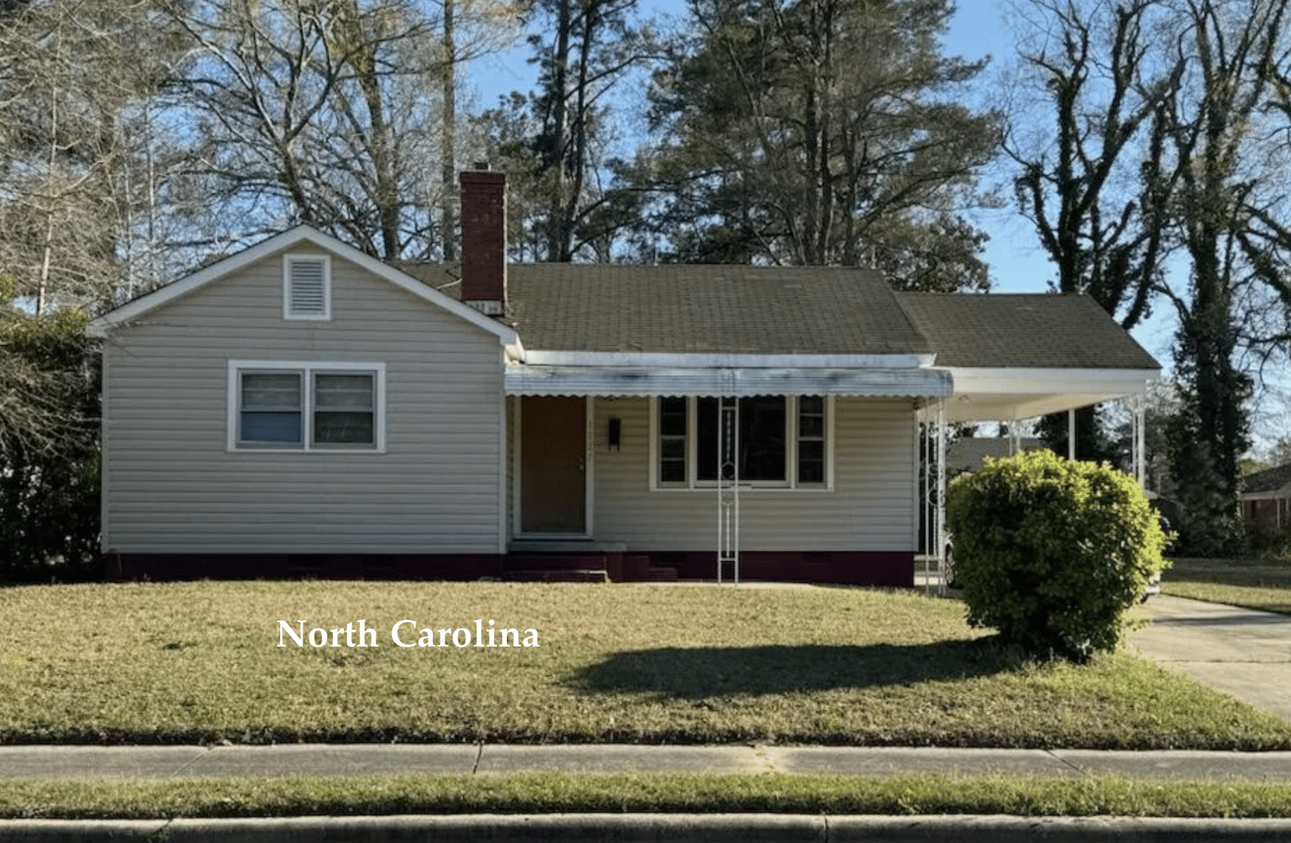 c.1957 Affordable North Carolina Home For Sale 75K Old Houses Under