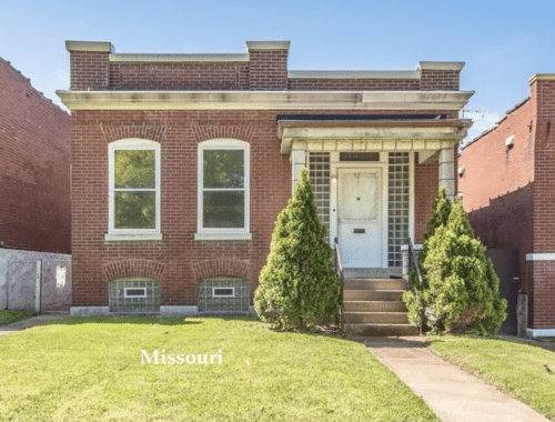 brick house for sale in Missouri
