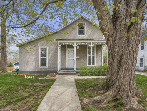 affordable Iowa cottage